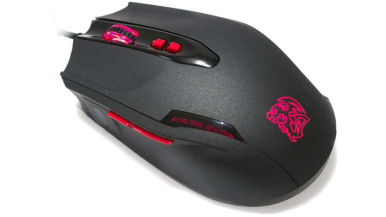 Обзор игровой мышки Tt eSports Black FP со сканером отпечатка пальца