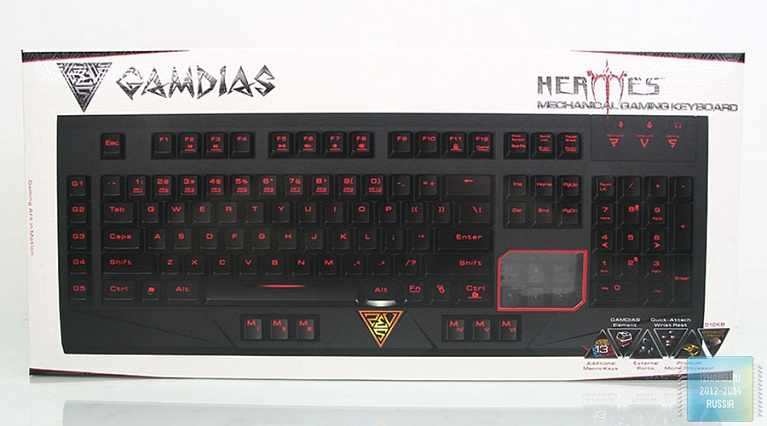 Обзор механической клавиатуры GAMDIAS HERMES Ultimate GKB2010 (Cherry MX Black)