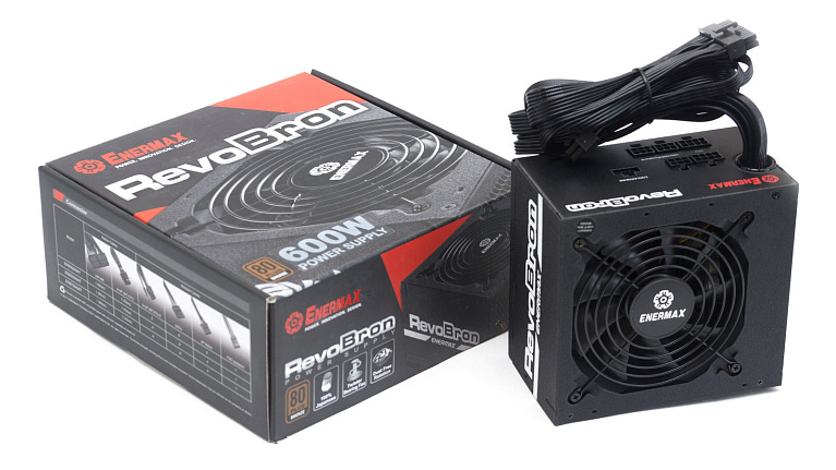 Обзор и тестирование блока питания Enermax RevoBron 600W
