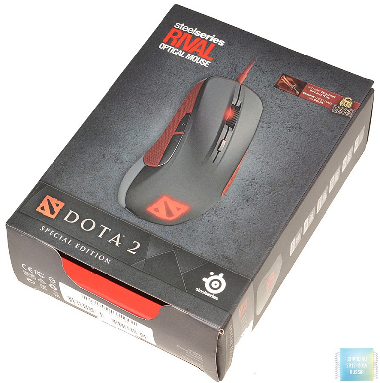 Обзор игровой мыши SteelSeries Rival Dota 2