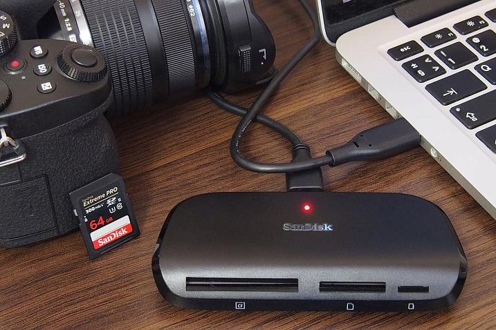 Обзор и тест карты памяти SanDisk Extreme Pro SDXC UHS-II 64 GB и кардридера SanDisk ImageMate Pro