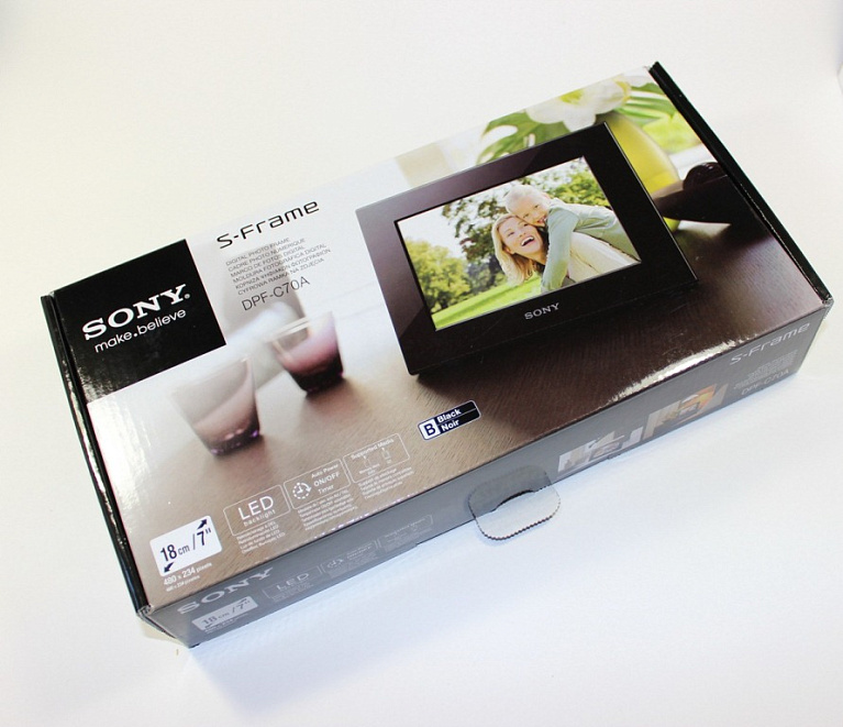 Продукт цифрового века: Обзор цифровой фоторамки SONY DPF-C70A