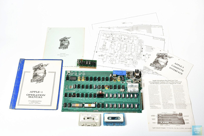 Раритетный компьютер Apple-1 продан на аукционе за 815 000 долларов