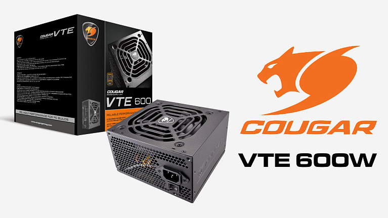 Обзор и тест блока питания Cougar VTE 600W