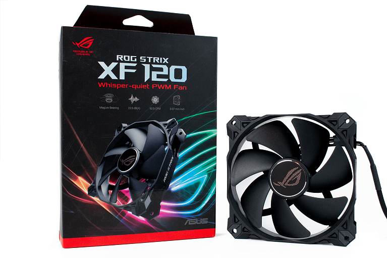 Обзор и тест 120 мм вентиляторов ASUS ROG STRIX XF 120