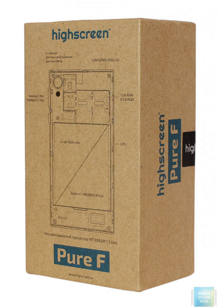 Обзор яркого смартфона Highscreen Pure F