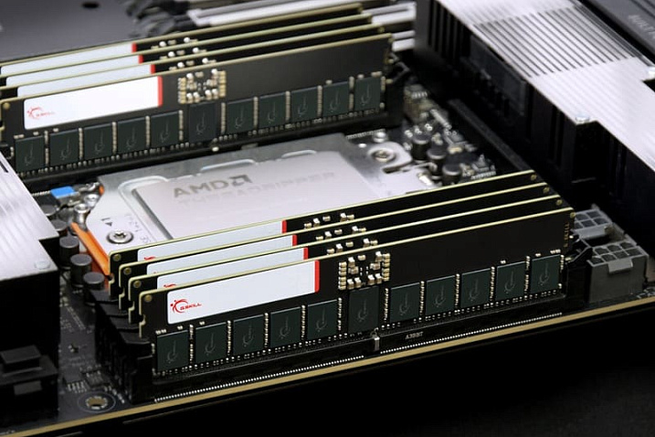G.SKILL анонсировала комплект памяти T5 Neo DDR5-6400 R-DIMM объёмом 512 Гбайт