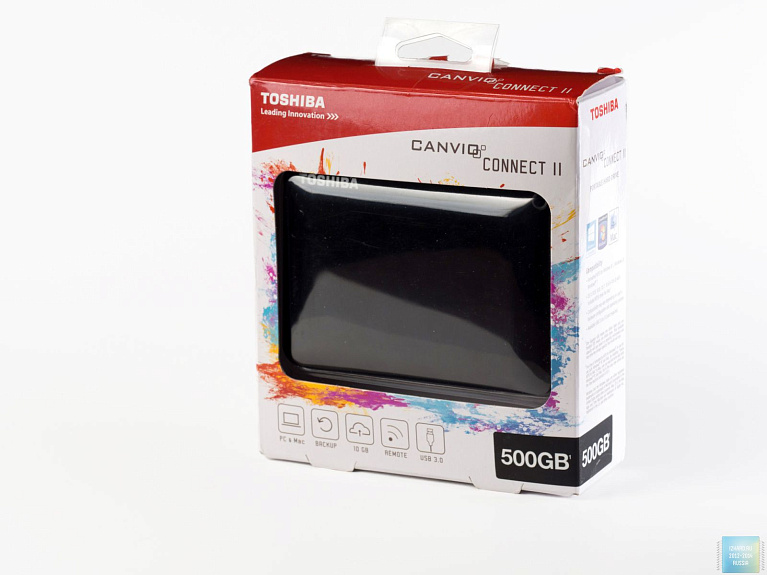 Обзор и тестирование внешнего жесткого диска Toshiba Canvio Connect II 500GB
