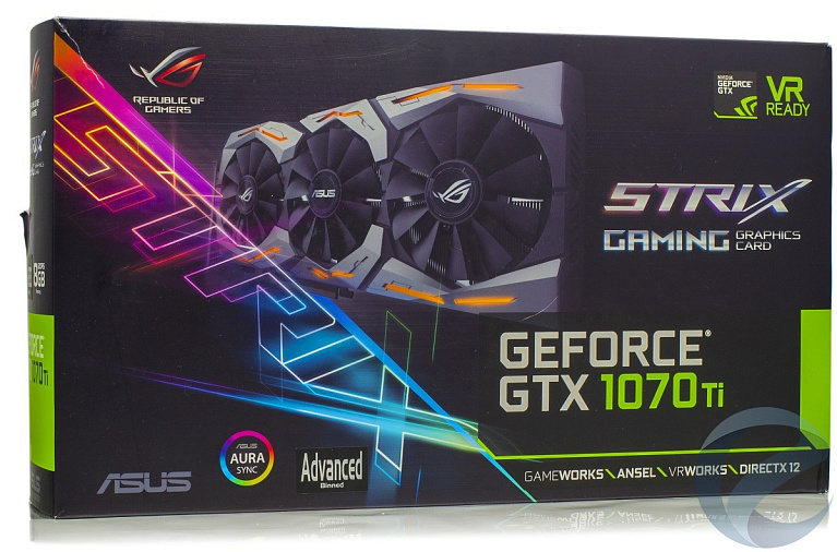 Обзор и тестирование видеокарты ASUS ROG Strix GeForce GTX 1070 Ti Advanced edition (ROG-STRIX-GTX1070TI-A8G-GAMING)