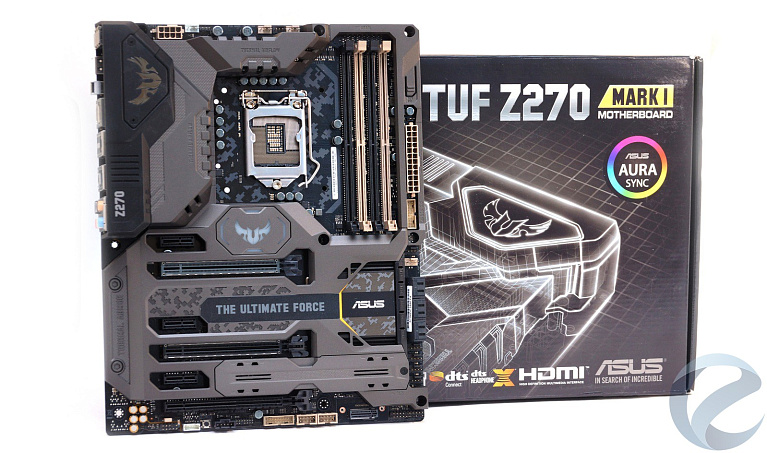 Обзор и тестирование материнской платы ASUS TUF Z270 Mark I