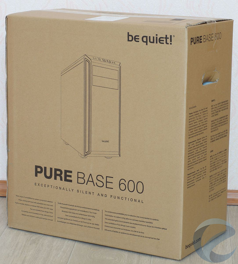 Обзор и тест MidTower корпуса be quiet! Pure Base 600 Black