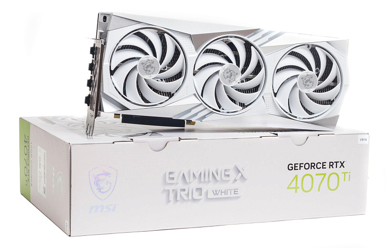 Обзор и тестирование видеокарты MSI GeForce RTX 4070 Ti GAMING X TRIO WHITE 12G