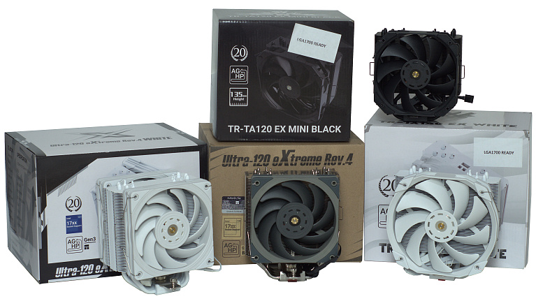 Обзор и тест четырех кулеров Thermalright Ultra-120 EX Rev.4, Thermalright Ultra-120 EX Rev.4 White, Thermalright TA120 EX Mini Black и Thermalright TA140 EX White