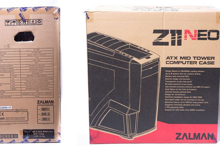 Обзор и тестирование ATX корпуса ZALMAN Z11 Neo