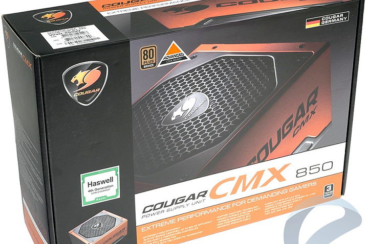 Обзор и тест блока питания Cougar CMX850