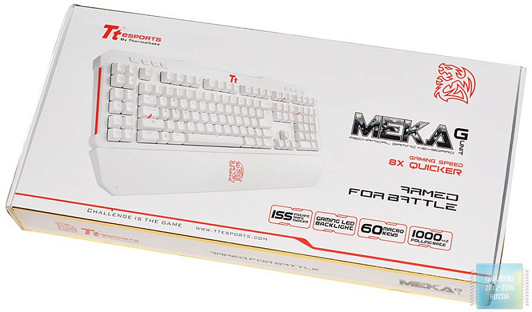 Обзор игровой клавиатуры Tt eSPORTS Meka G-Unit Combat White