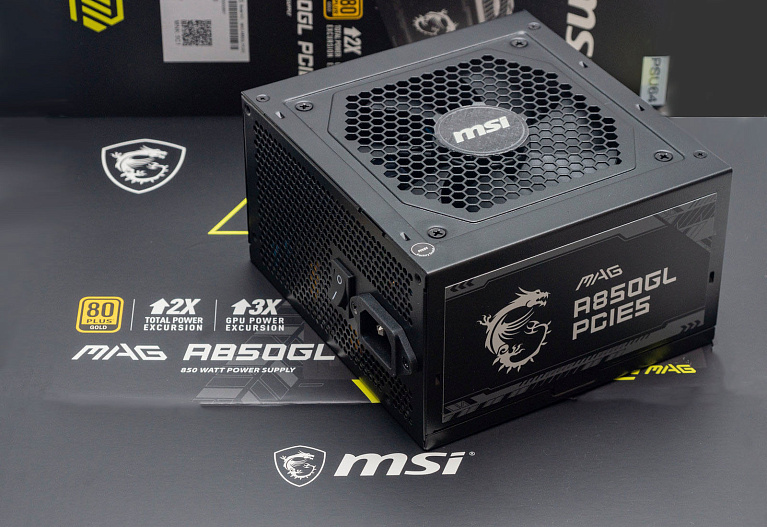 Обзор и тестирование блока питания MSI MAG A850GL