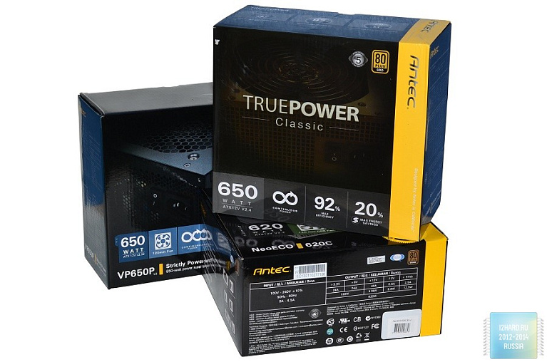 Обзор и тест блока питания Antec TruePower Classic 650