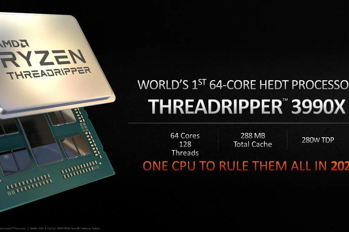AMD Ryzen Threadripper 3990X - серверный монстр в каждый дом