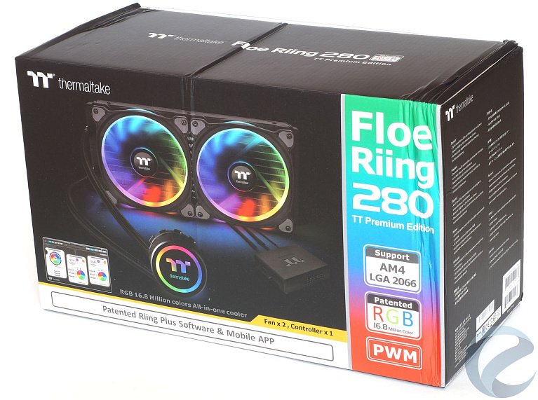 Обзор и тест системы жидкостного охлаждения Thermaltake Floe Riing RGB 280 TT Premium Edition