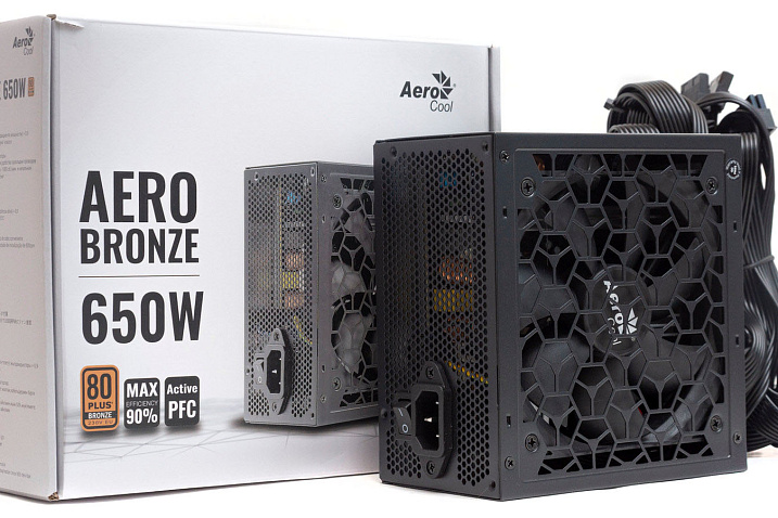Обзор и тестирование блока питания AeroCool AERO BRONZE 650W