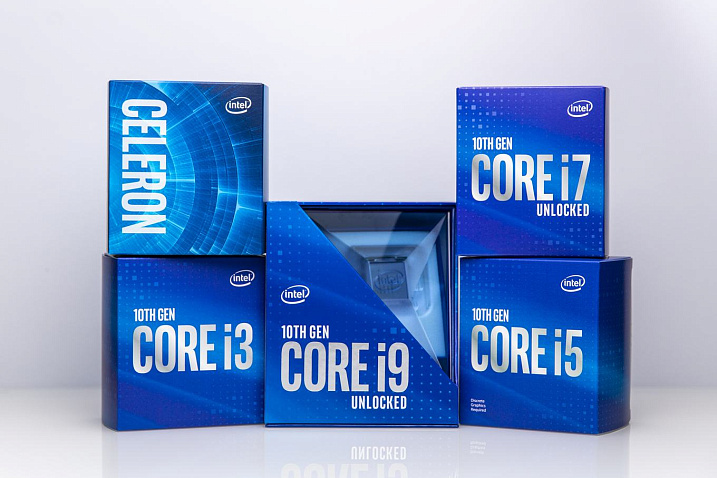 Intel официально представила следующее поколение настольных процессоров Comet Lake-S