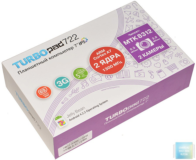 Обзор планшетного ПК TURBOpad 722
