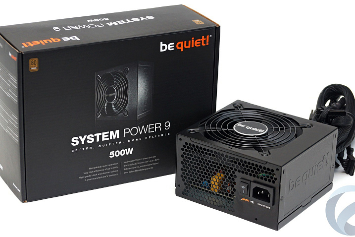 Обзор и тестирование блока питания be quiet! System Power 9 500W