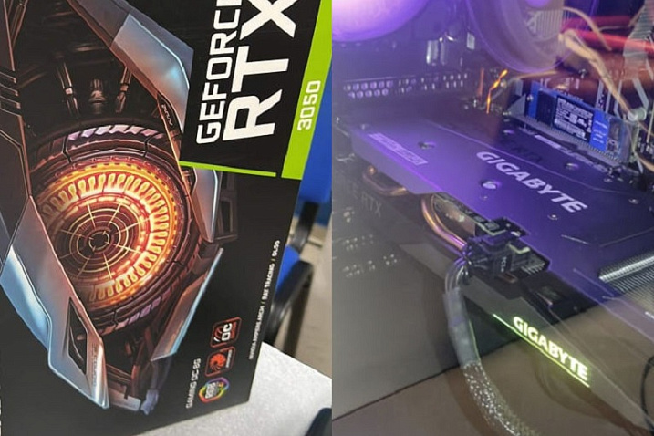 Покупатель NVIDIA GeForce RTX 3050 раньше времени получил предзаказанную видеокарту